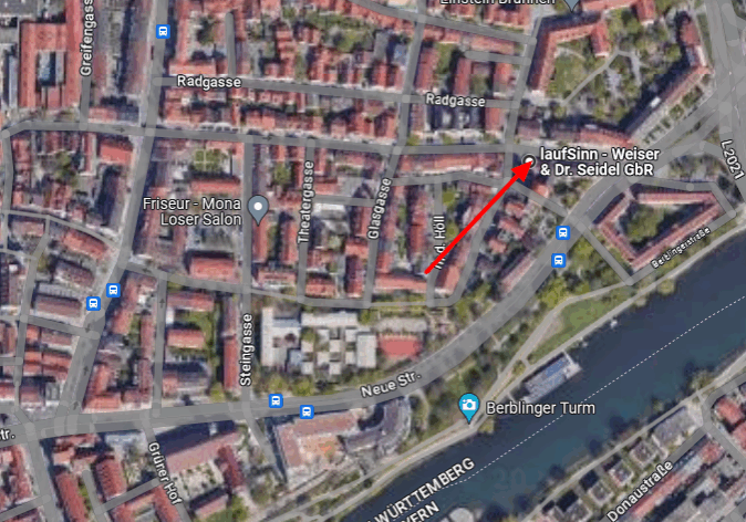 Treffpunkt-laufSinn SwimRun Urban, laufSinn, Zeughausgasse 6, Ulm